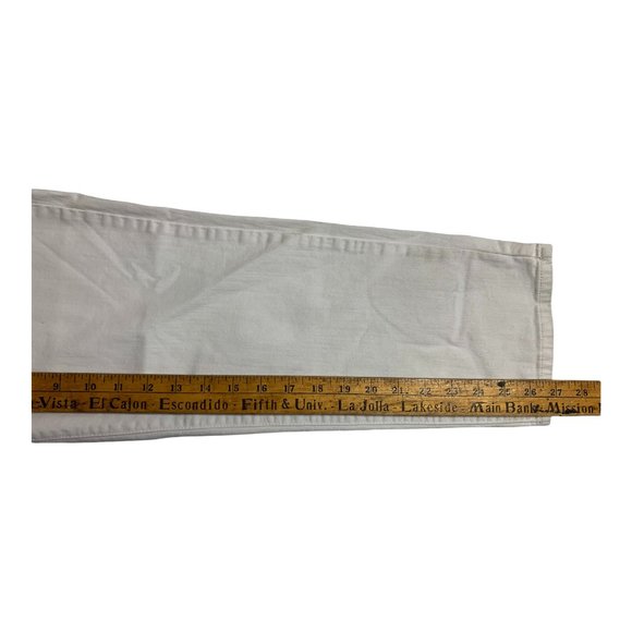 NYDJ Ankle Womens Jeans Tag 16 White Straight Cropped High-Rise W34xL27 Denim - Picture 8 of 12